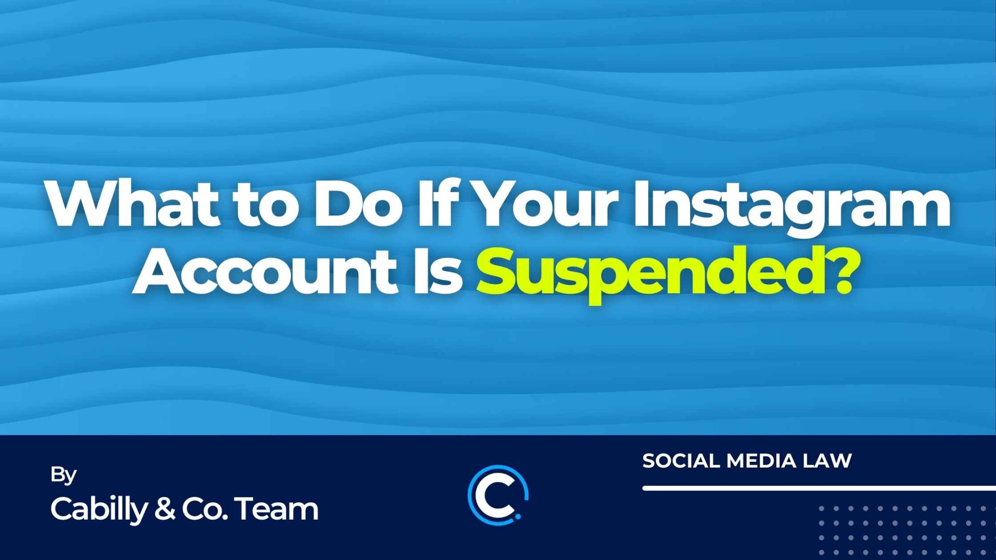 What to Do If Your Instagram Account Is Suspended?