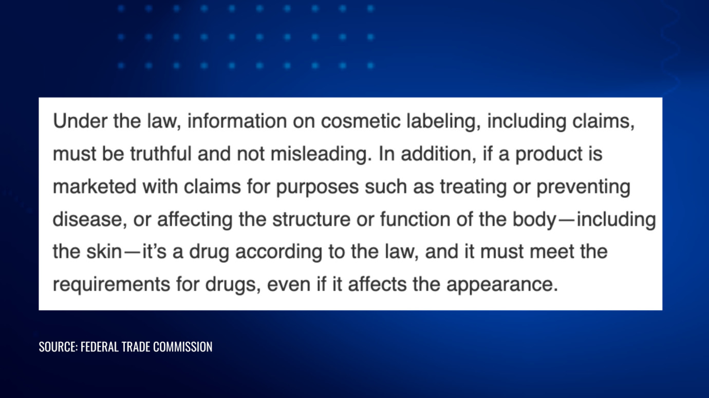 FTC truth in advertising law excerpt requiring ads to be truthful, evidence based, and not misleading