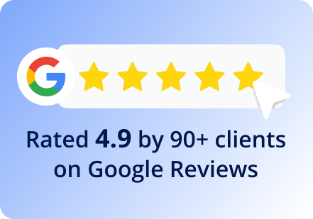 Hero image reviews by our clients (90+)